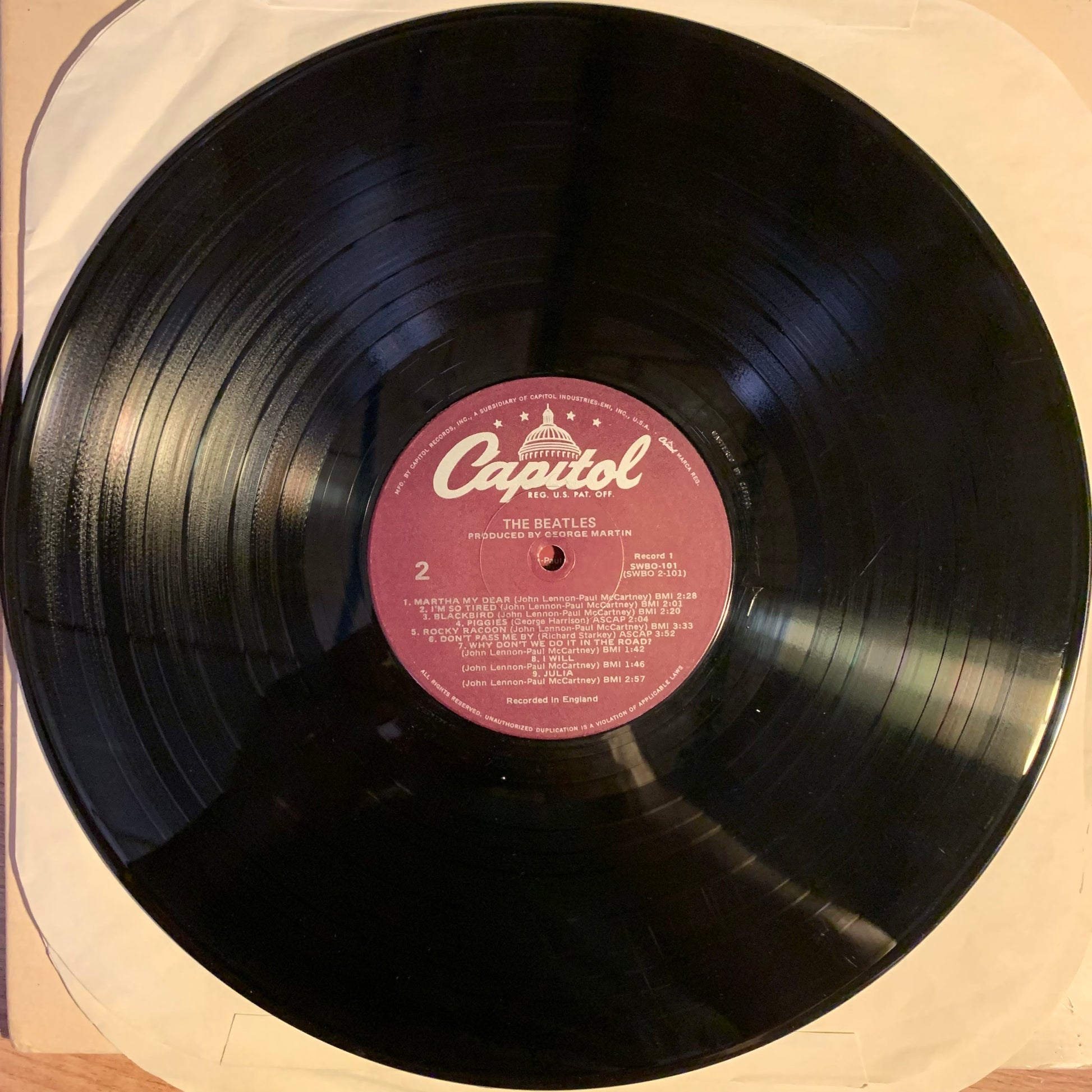 THE BEATLES - White Album - Pochette avant