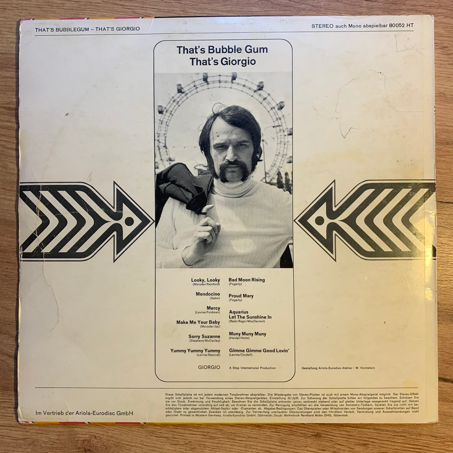 GIORGIO - THAT'S BUBBLEGUM..OG GER 1969...VG-/VG+