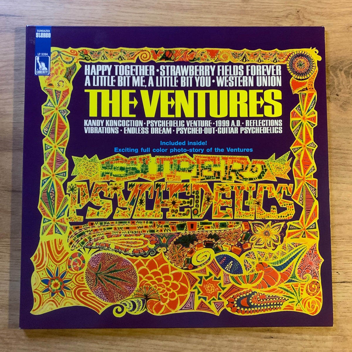 The Ventures Super Psychedelics : pochette recto