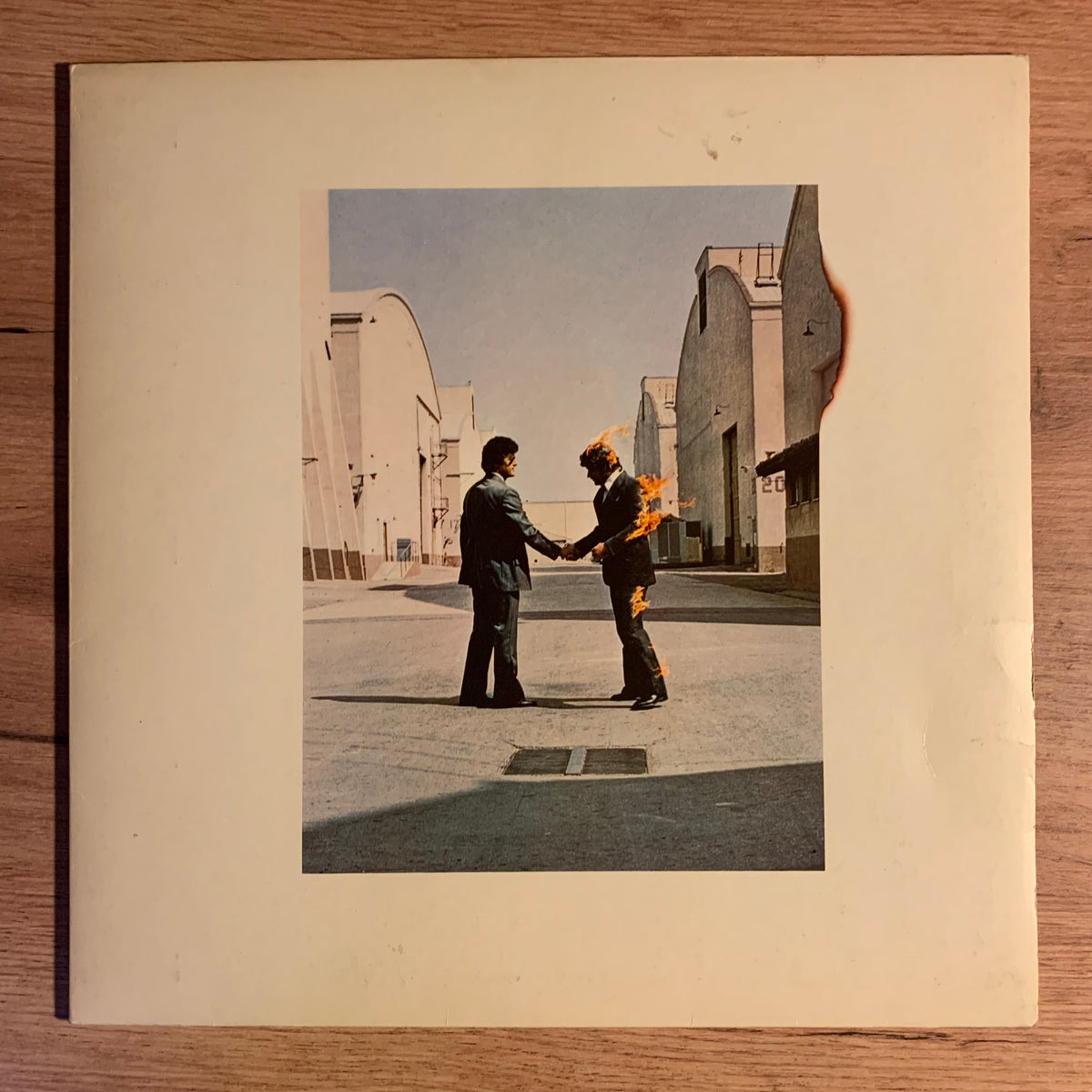 Pink Floyd - Wish You Were Here, pochette recto