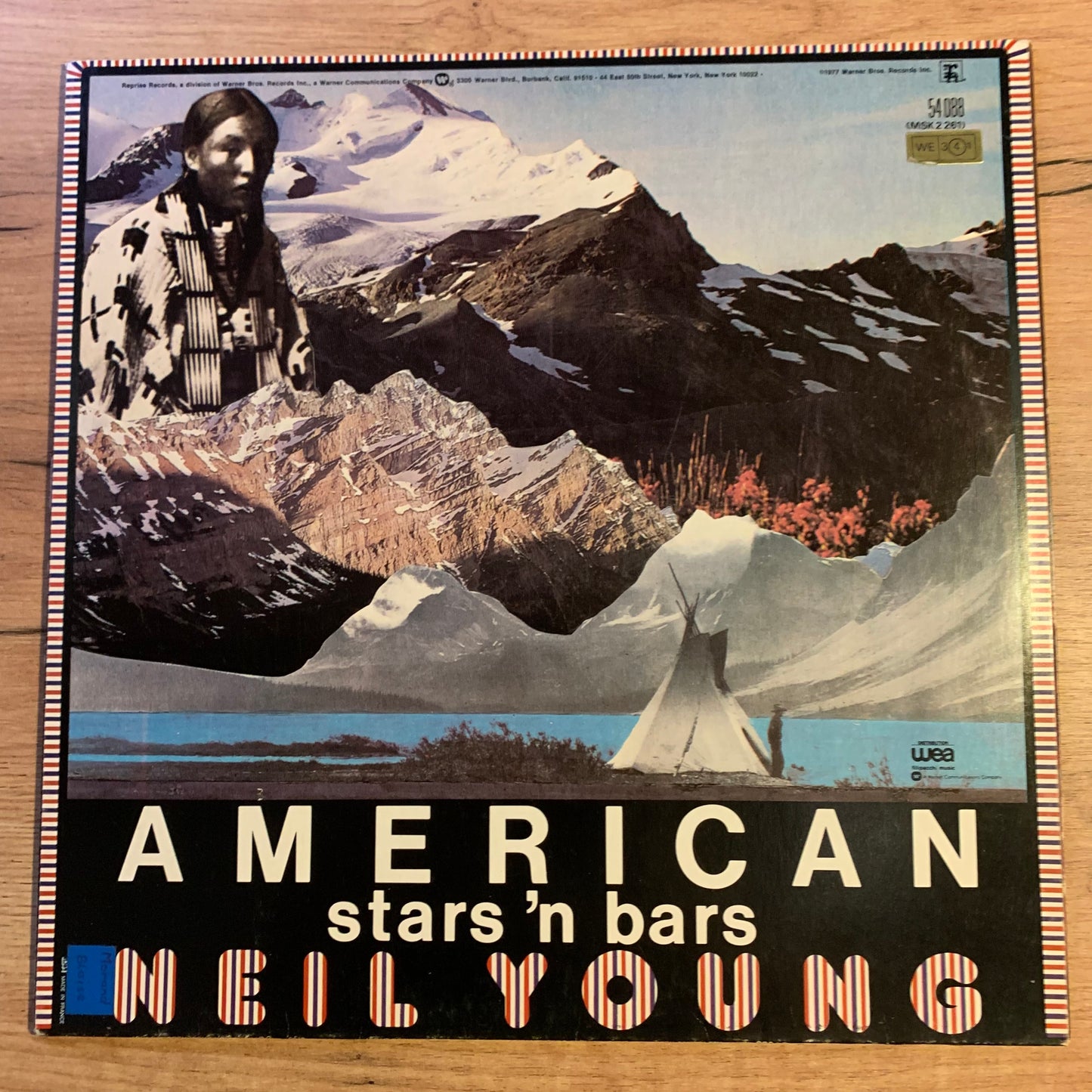 Neil Young - American Stars 'n Bars - Pochette verso