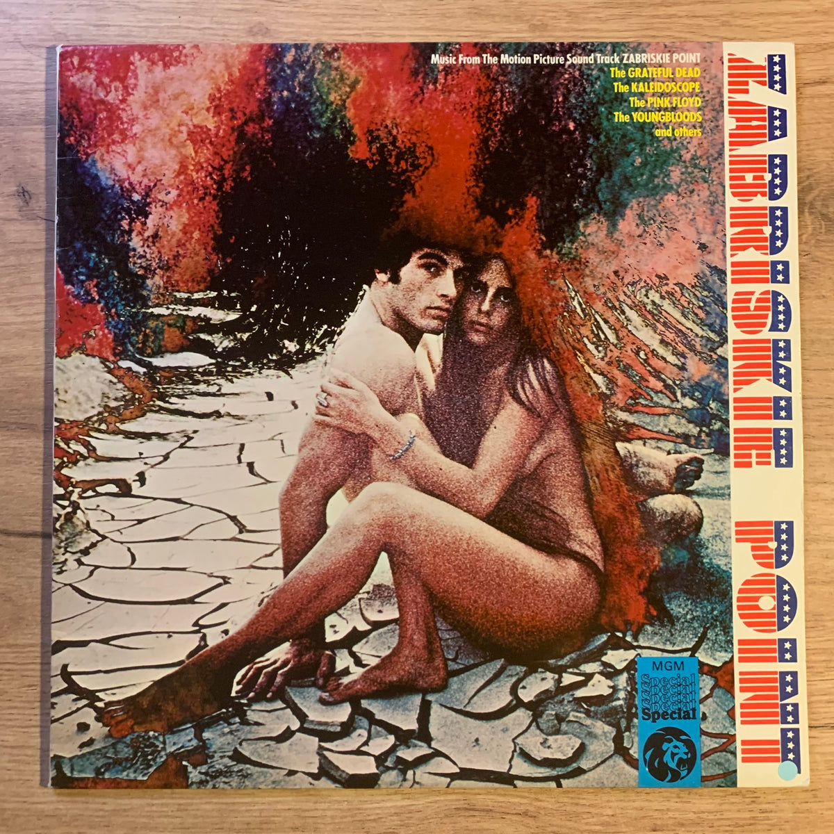 Zabriskie Point, pochette recto