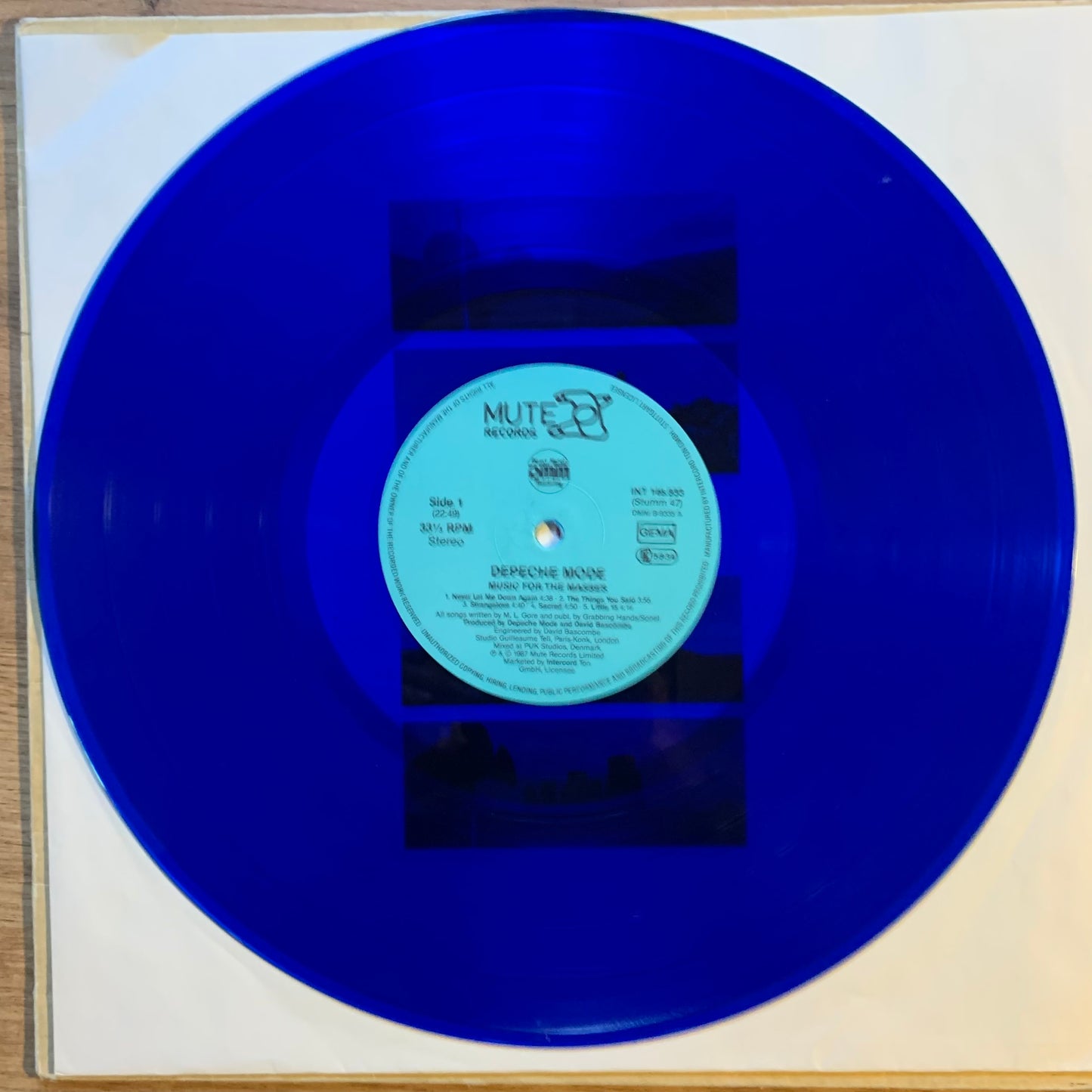 DEPECHE MODE - MUSIC FOR THE MASSES...OG GER 1987...VG/VG