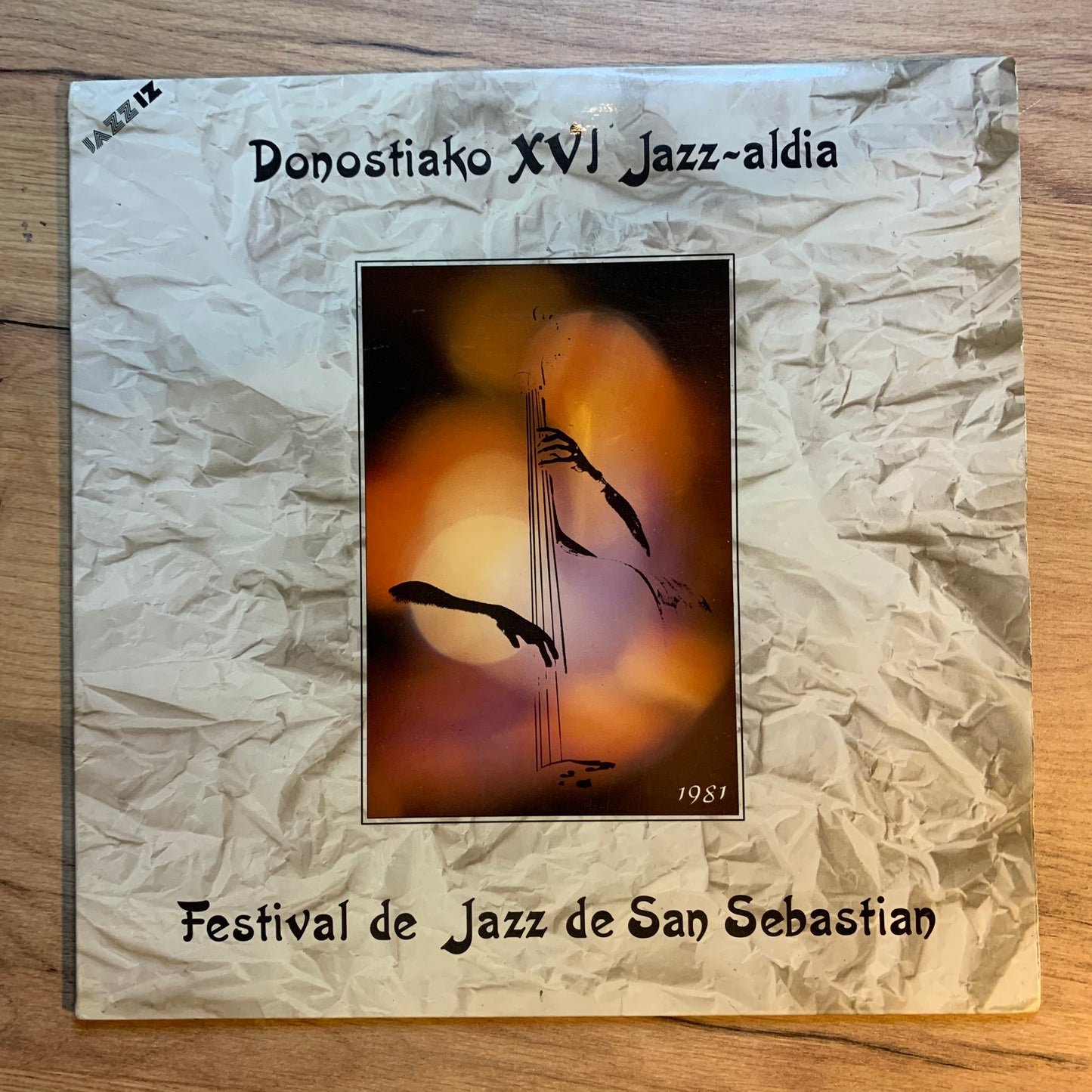 XVI FESTIVAL DE JAZZ DE SAN SEBASTIAN...OG ESP 1982...VG+/VG+