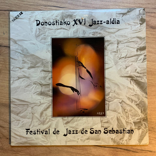 XVI FESTIVAL DE JAZZ DE SAN SEBASTIAN...OG ESP 1982...VG+/VG+