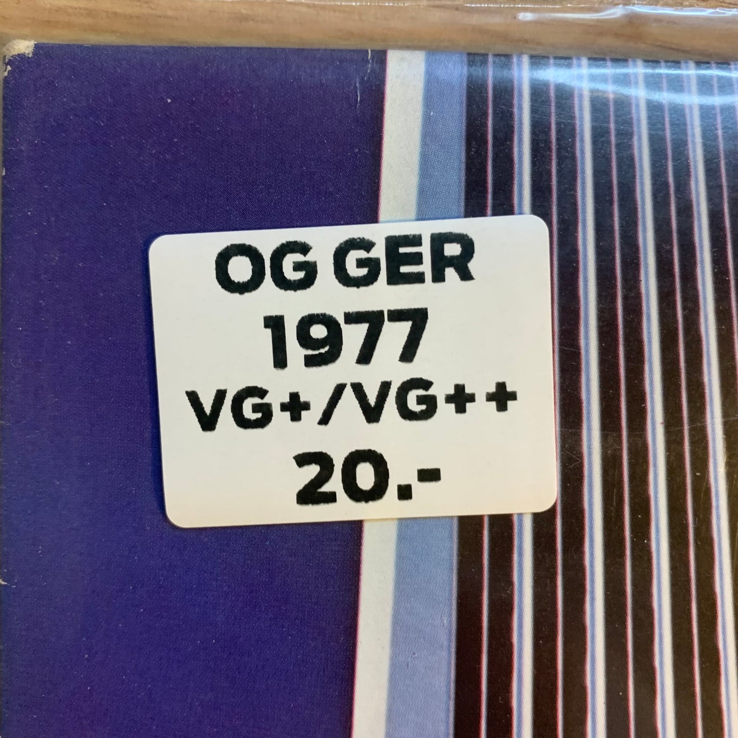 YES - GOING FOR THE ONE...OG GER 1977...VG+/VG++