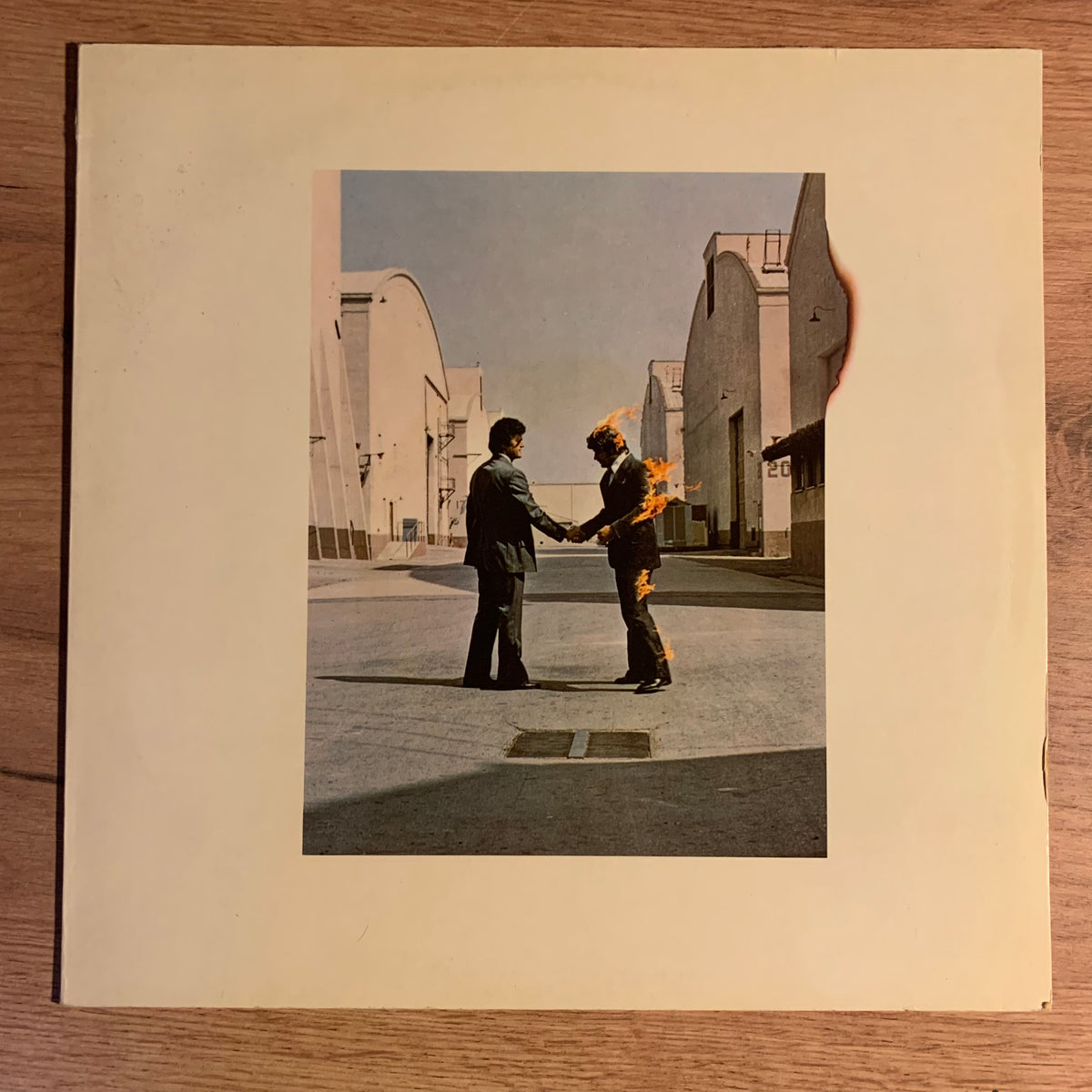 Pink Floyd - Wish You Were Here, pochette recto