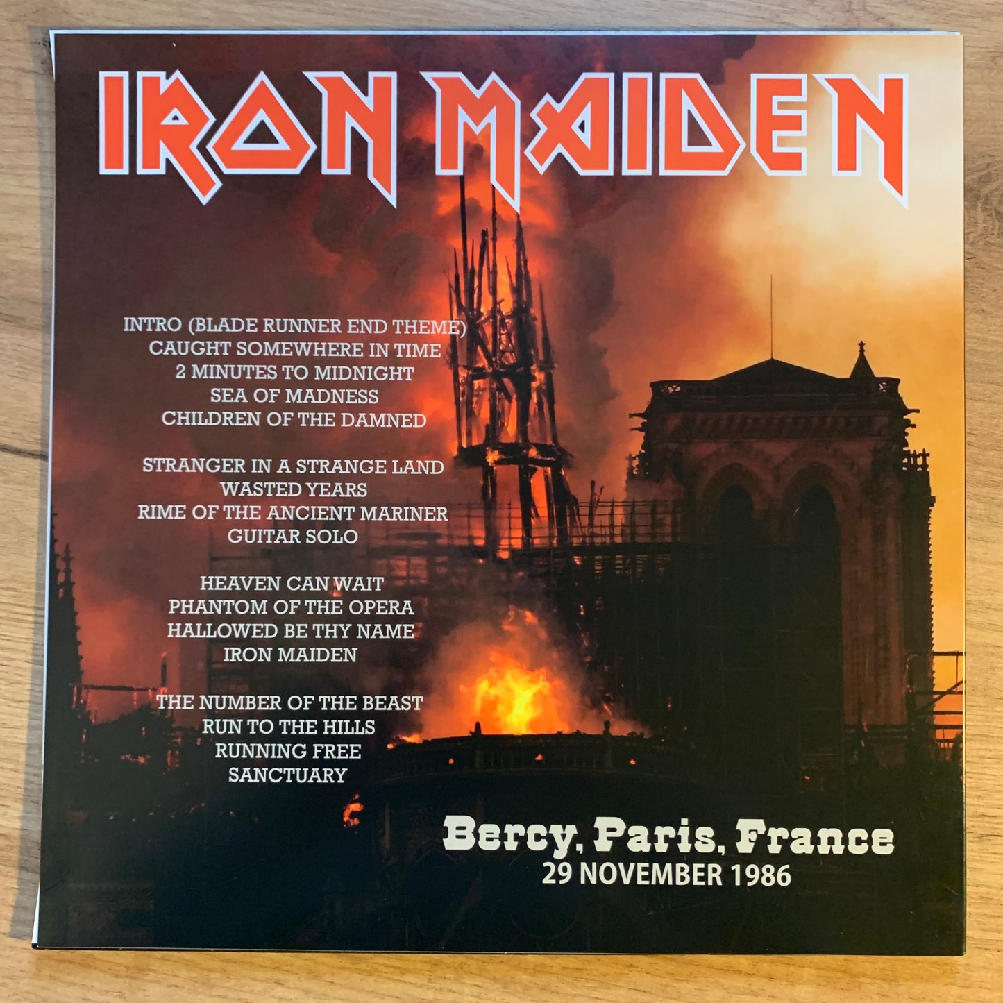 IRON MAIDEN - STRANGER IN PARIS...BOOT EU 2023...M/M