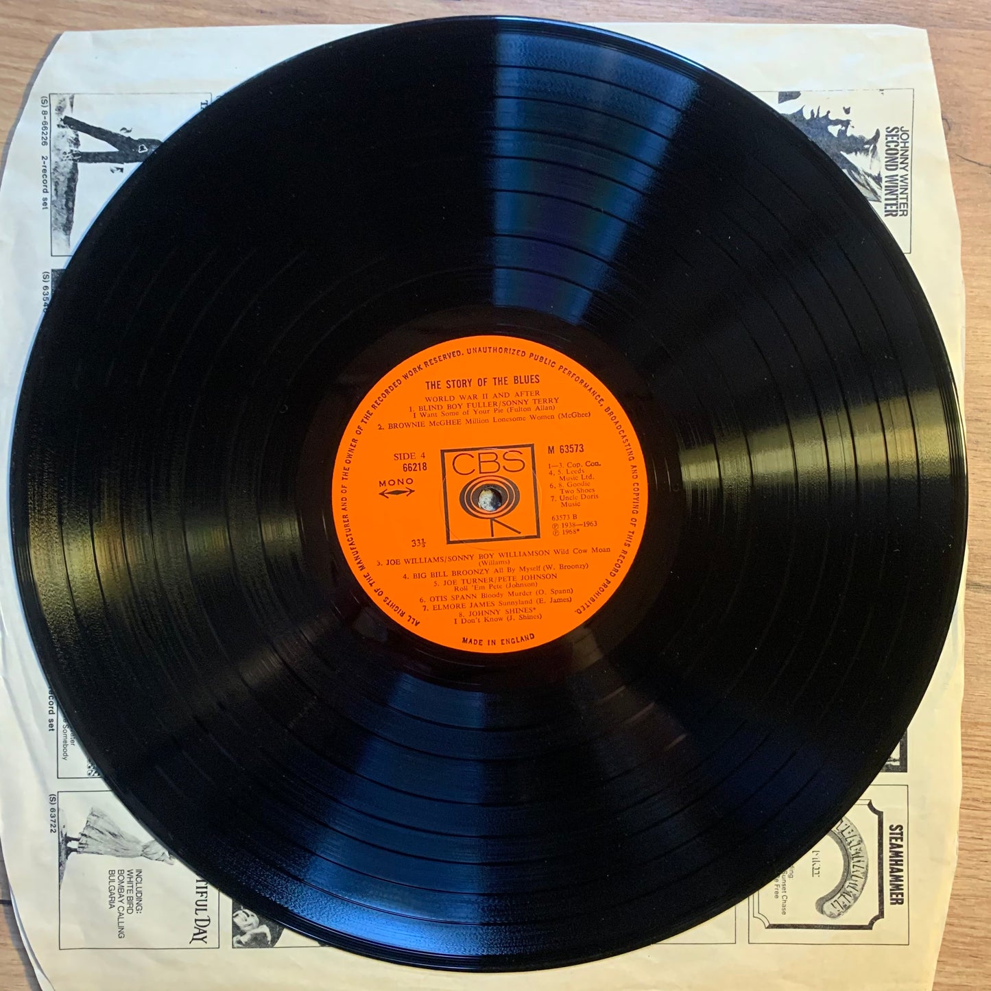 THE STORY OF THE BLUES...COMPIL UK 1969...VG++/VG+