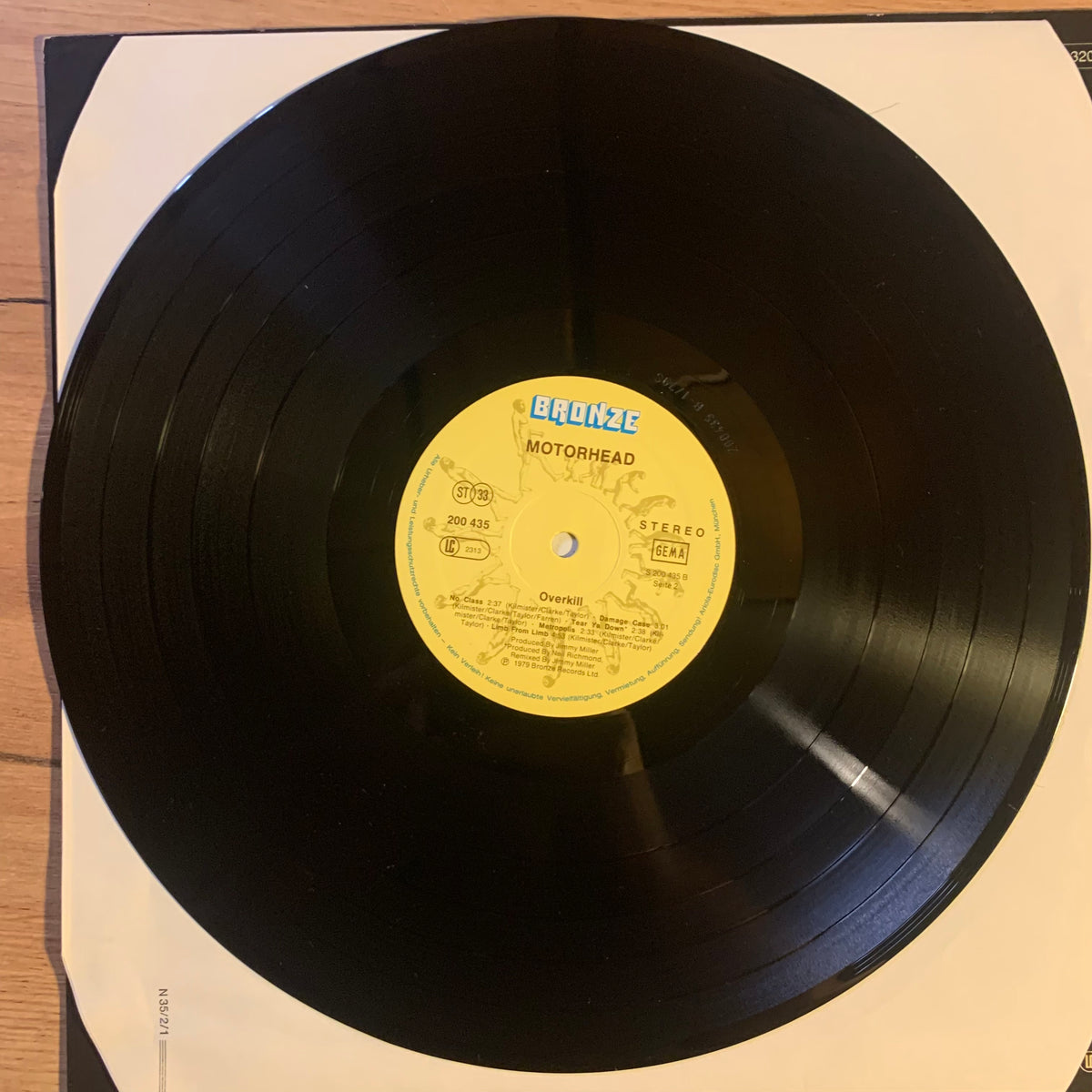 Disque vinyle Motörhead Overkill
