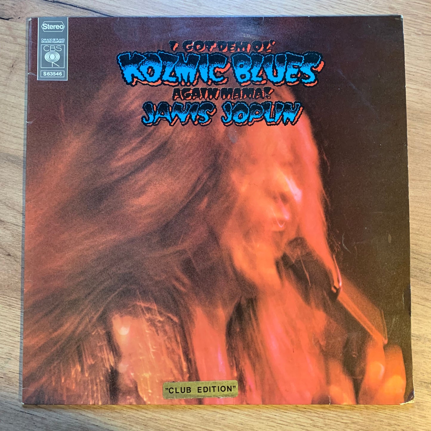 JANIS JOPLIN - I GOT DEM OL' KOZMIC BLUES AGAIN MAMA!...OG EU 1969...VG+/VG