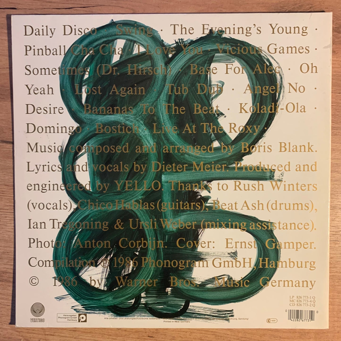 YELLO - 1980-1985 THE NEW MIX IN ONE GO...OG GER 1986...VG+/VG+