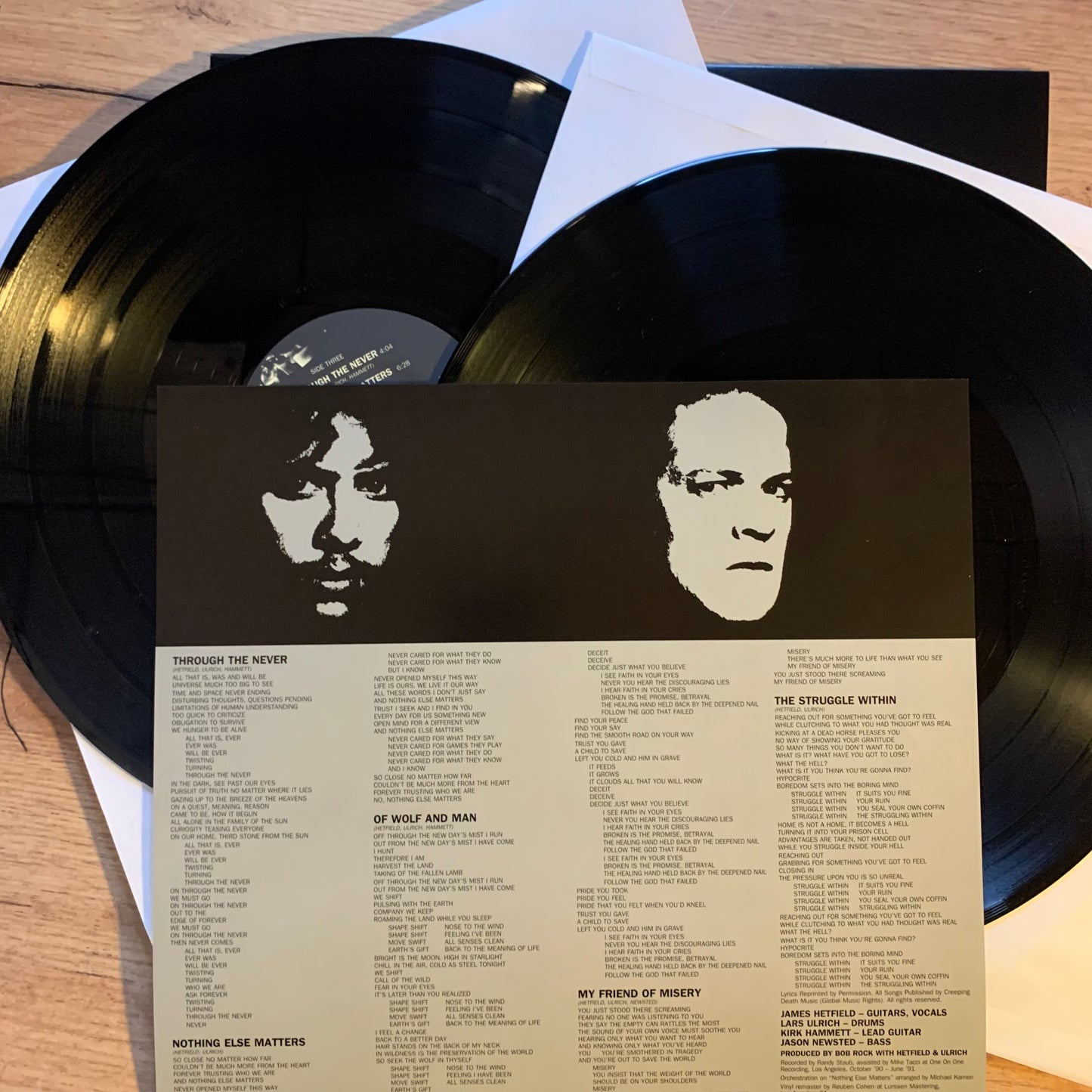 METALLICA - METALLICA (THE BLACK ALBUM)...RE US 2021...NM/VG+