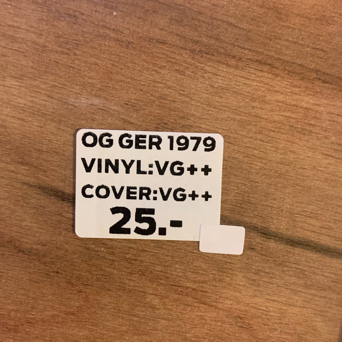 Étiquette d’état OG GER 1979 VG++ VG++