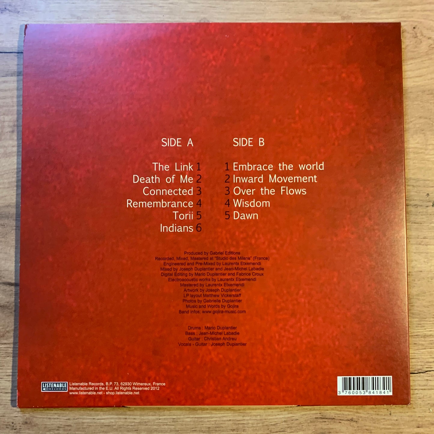 Pochette recto - Gojira The Link