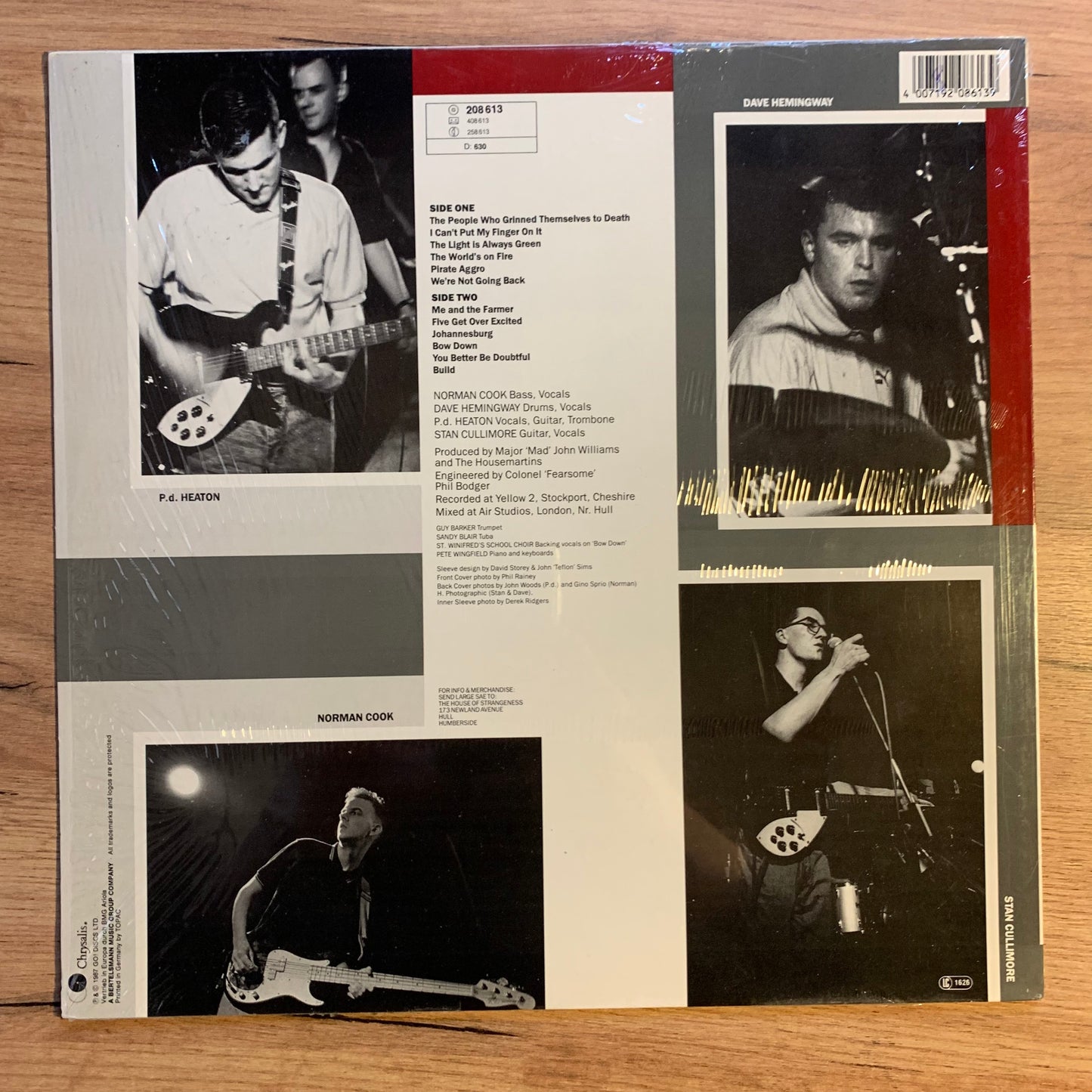 THE HOUSEMARTINS - THE PEOPLE WHO GRINNED...OG EU 1987...VG++/VG++