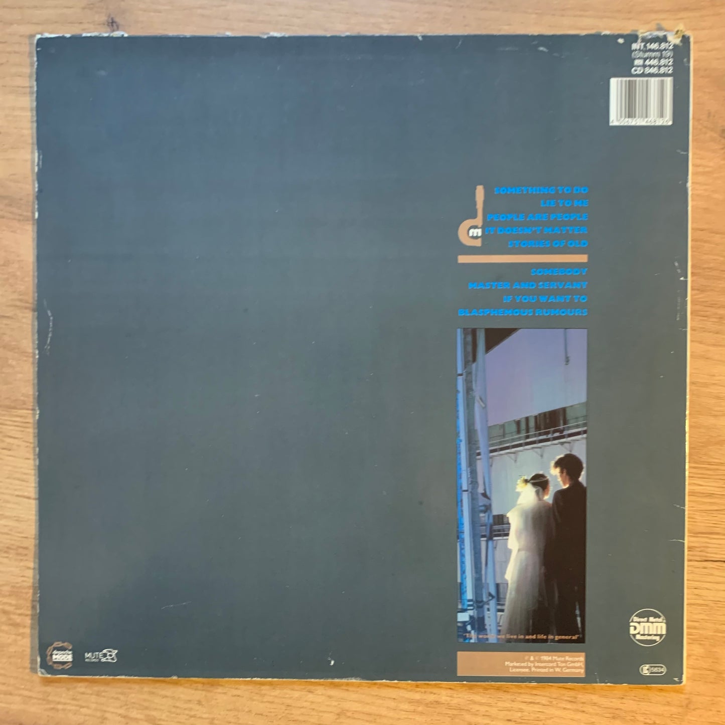 DEPECHE MODE - SOME GREAT REWARD...OG GER 1984...VG+/VG