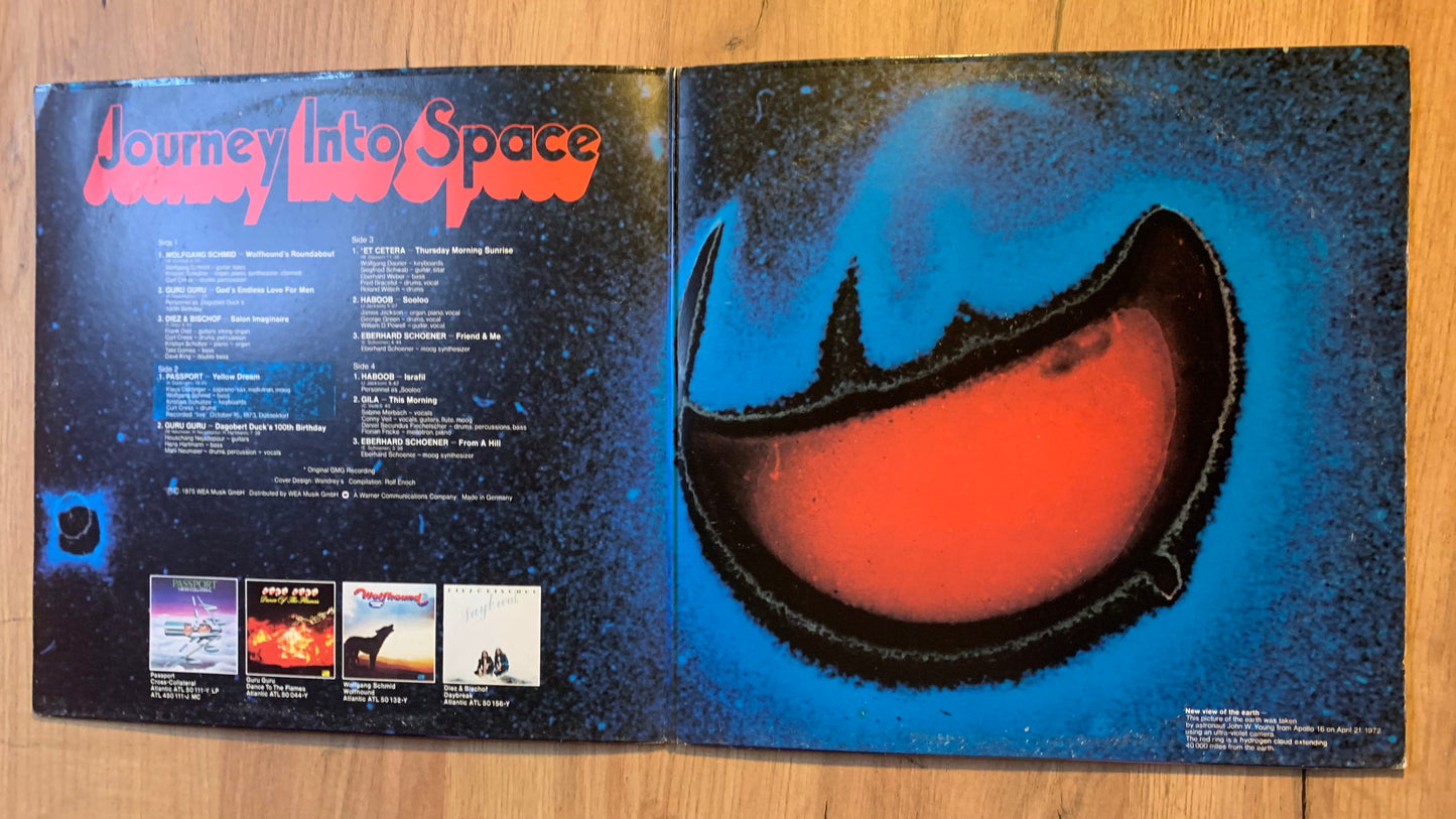 VARIOUS - JOURNEY INTO SPACE...OG GER 1975...VG+/VG