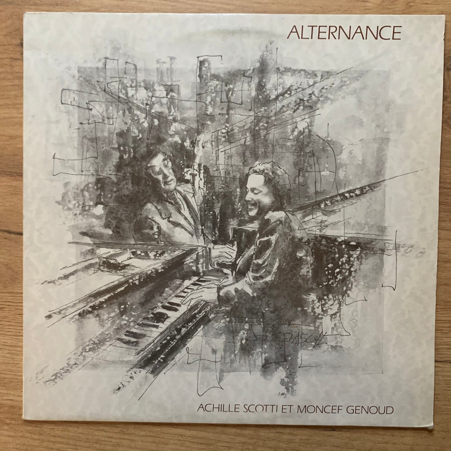 ACHILLE SCOTTI ET MONCEF GENOUD - ALTERNANCE...OG SUI 1987...EX/VG+