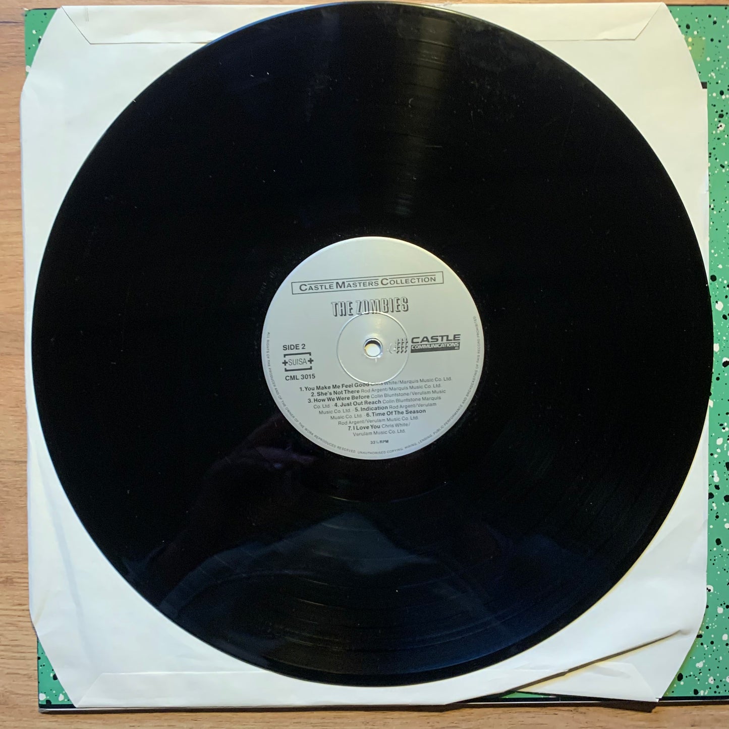 THE ZOMBIES - CASTLE MASTERS COLLECTION...COMPIL GER 1990...VG+/VG+