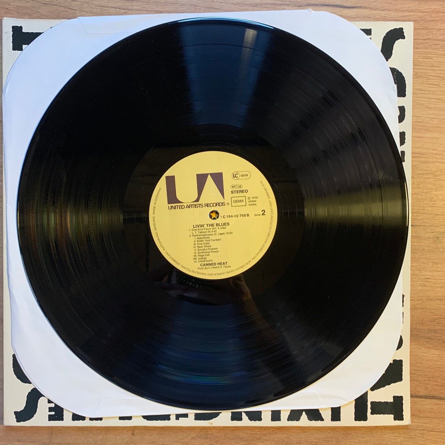 CANNED HEAT - LIVIN' THE BLUES...RE GER 1979...EX/EX