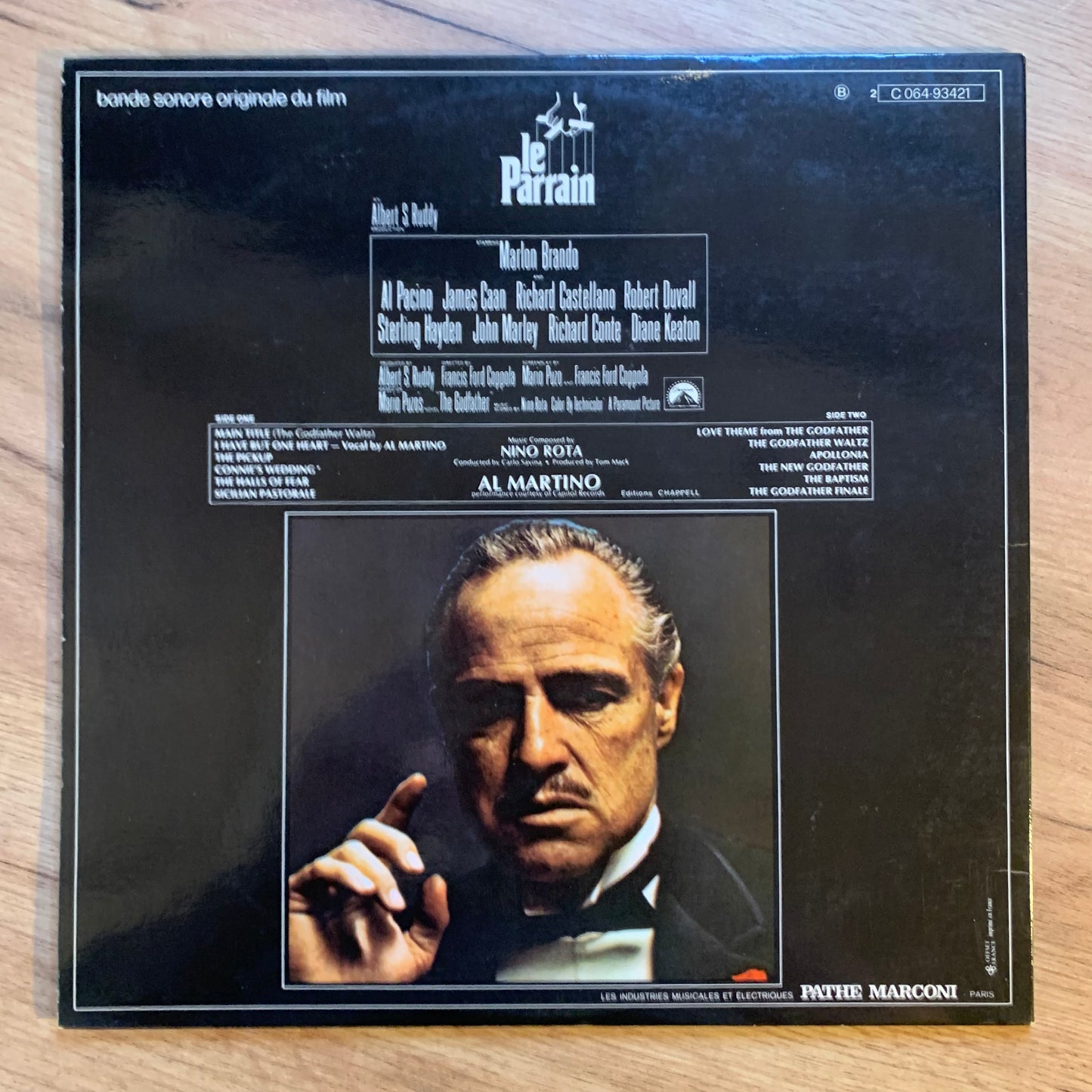 LE PARRAIN (THE GODFATHER OST)...OG FR 1972...VG+/VG+
