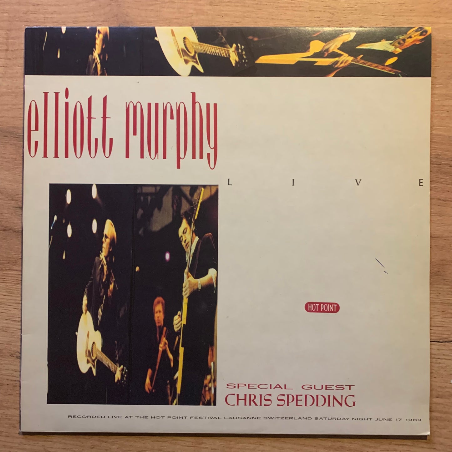 Elliott Murphy + Chris Spedding - Live At Hot Point - Pochette verso