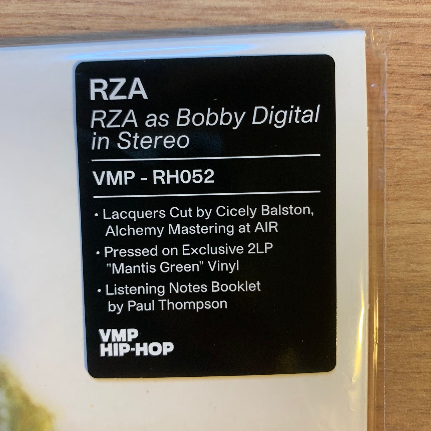 RZA - RZA AS BOBBY DIGITAL IN STEREO...RE US 2021....NM/NM