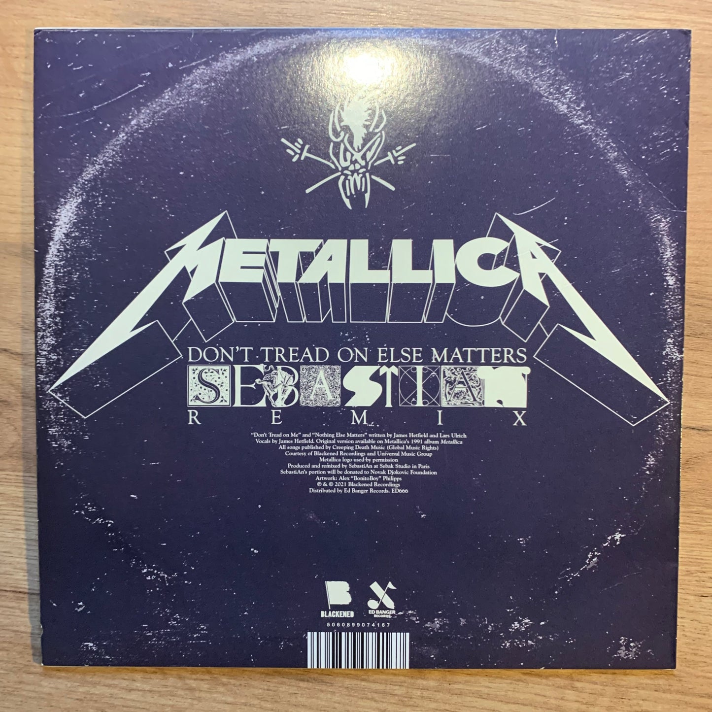 METALLICA - DON'T TREAD ON ELSE MATTERS (SÉBASTIEN REMIX)...OG EU 2021...EX/VG+