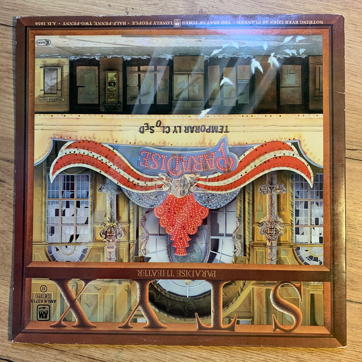 STYX - PARADISE THEATRE...OG EU 1981...VG++/VG++