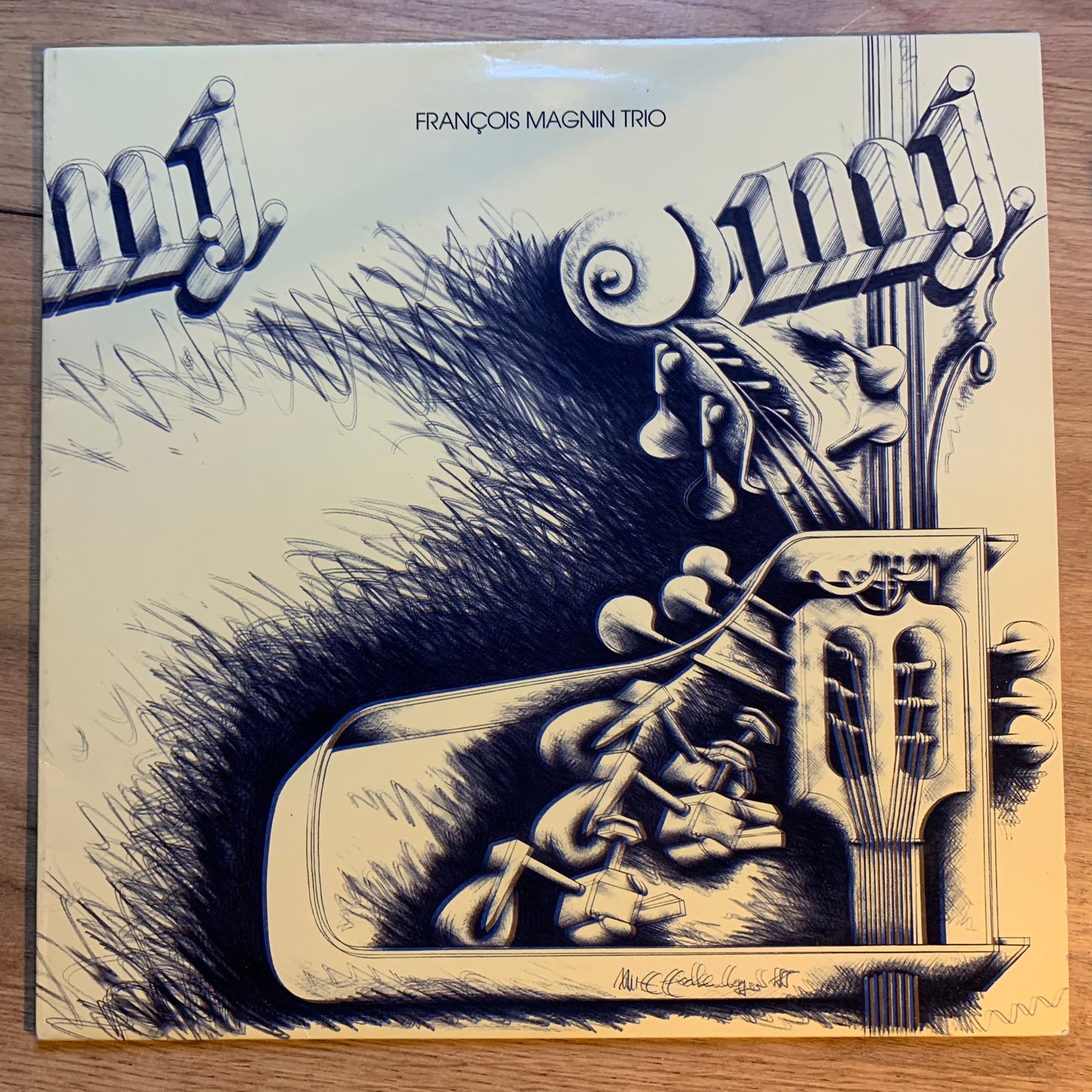 FRANÇOIS MAGNIN TRIO - M.J....OG SUI 1985...EX/VG+