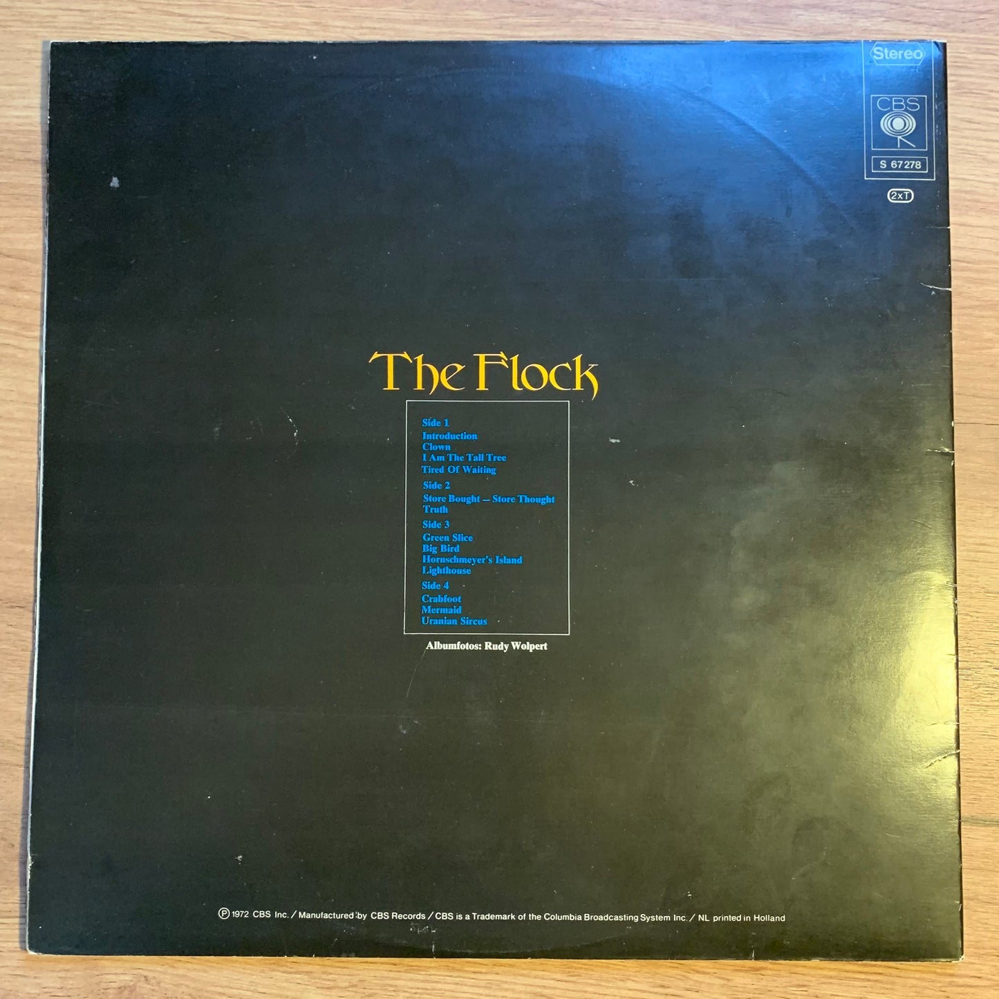 THE FLOCK - THE FLOCK...OG NL 1972...VG+/VG+