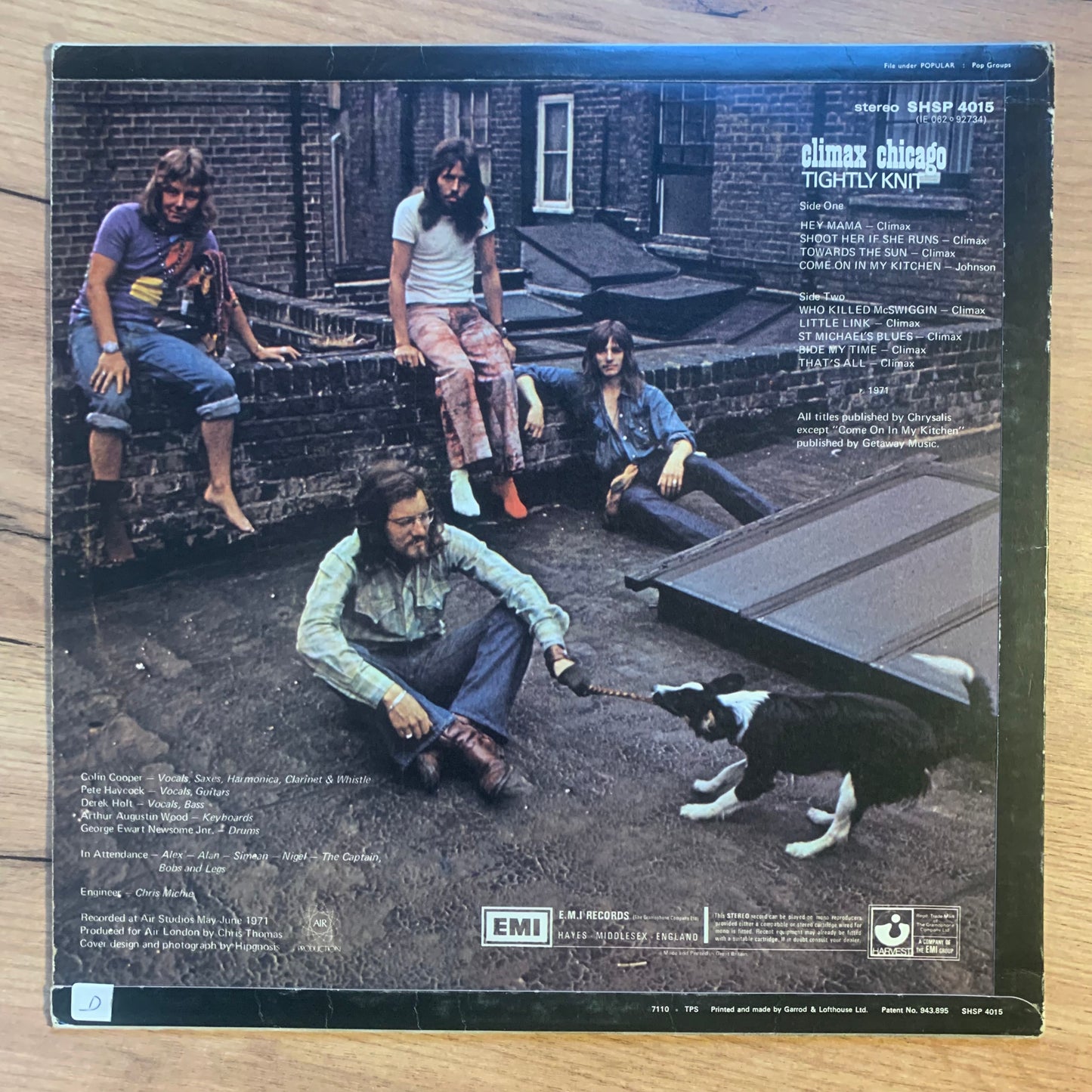 CLIMAX CHICAGO - TIGHTLY KNIT...OG UK 1971...VG/VG+