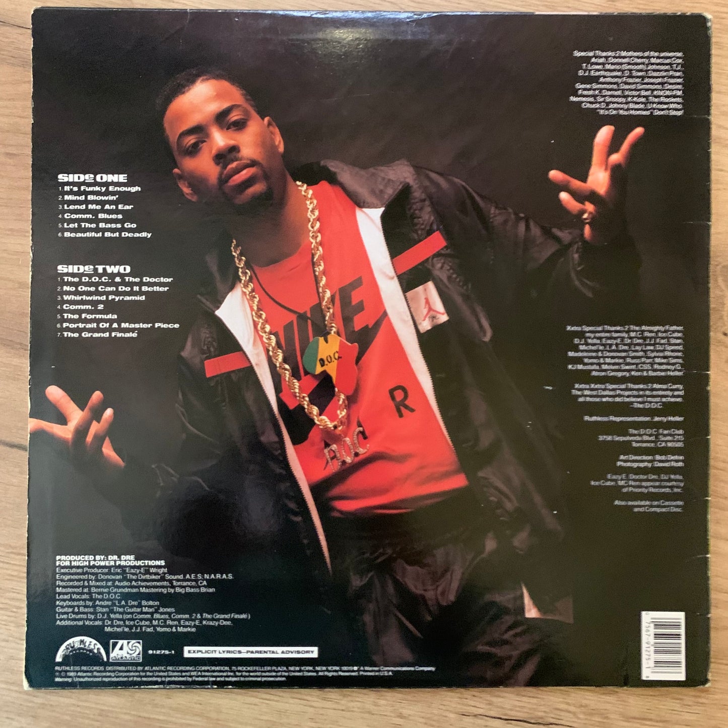 THE D.O.C. - NO ONE CAN DO IT BETTER...OG US 1989...VG+/VG+