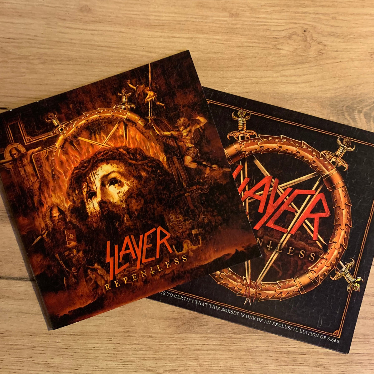 Slayer - livret et certificat