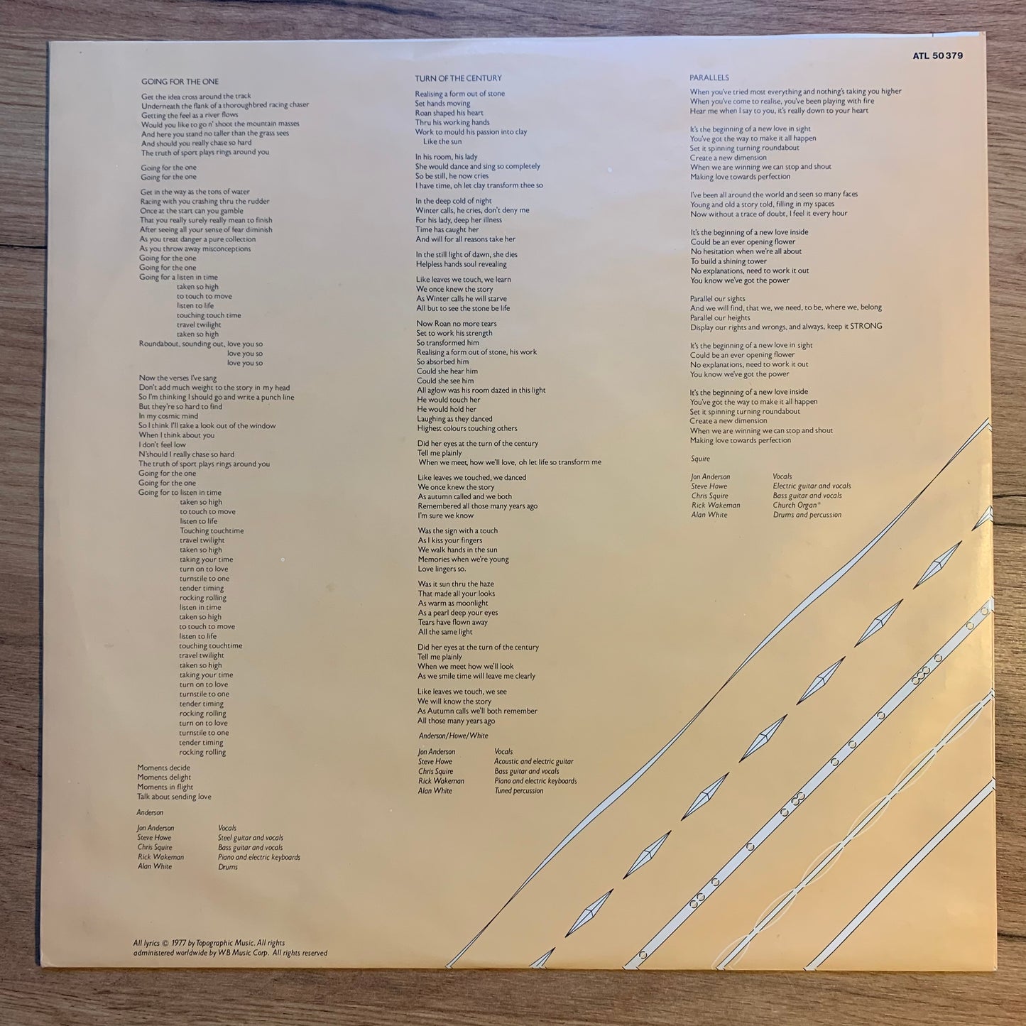 YES - GOING FOR THE ONE...OG GER 1977...VG+/VG++