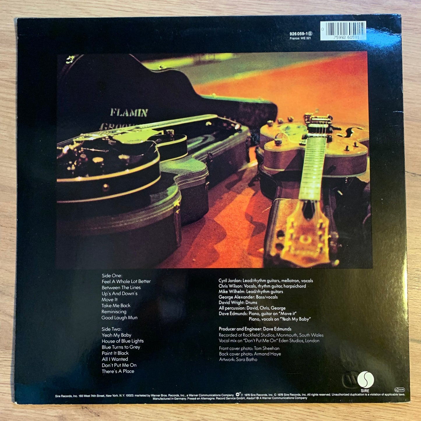 FLAMIN' GROOVIES - NOW...RE EU...EX/VG+
