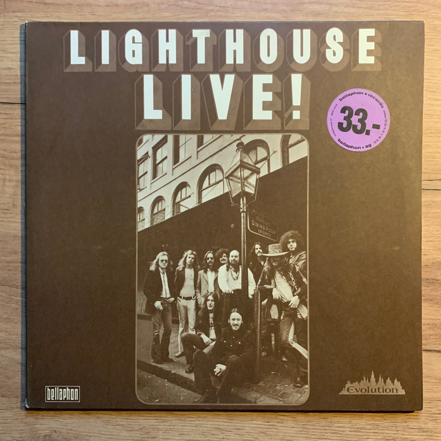 LIGHTHOUSE - LIVE!...OG GER 1973...EX/EX