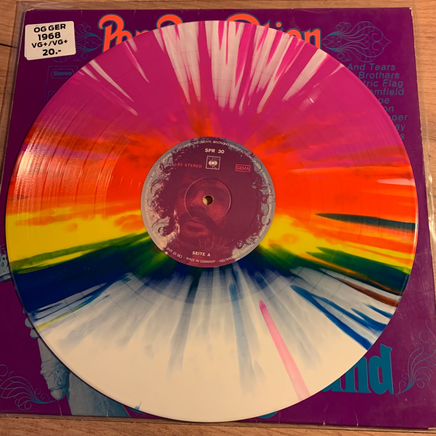 POP REVOLUTION FROM THE UNDERGROUND...OG GER 1968...VG+/VG+