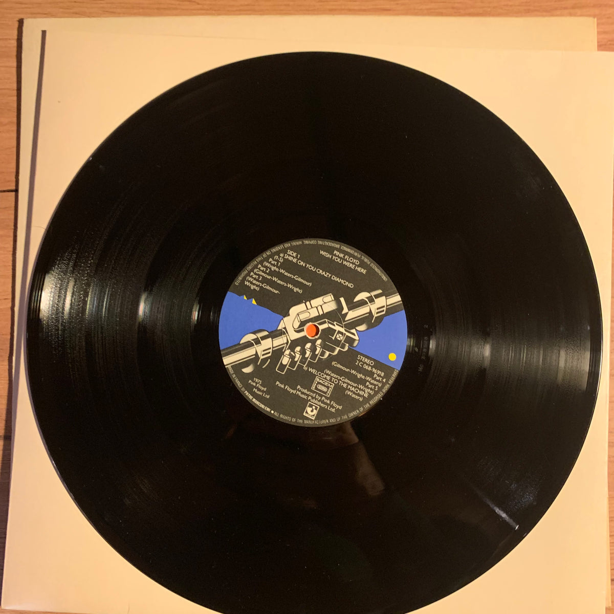 Pink Floyd - Wish You Were Here, disque Harvest