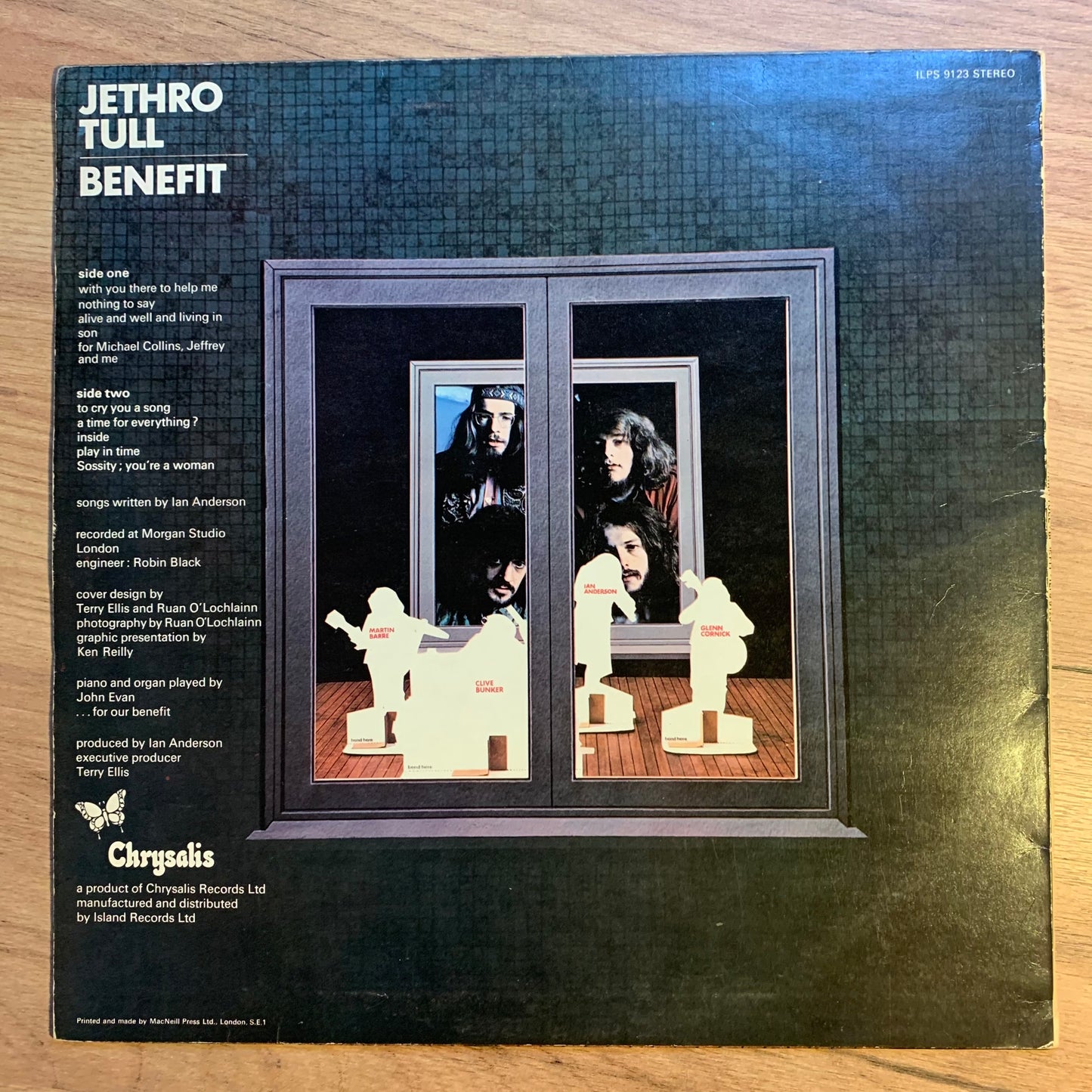 JETHRO TULL - BENEFIT...OG UK 1970...VG++/VG+