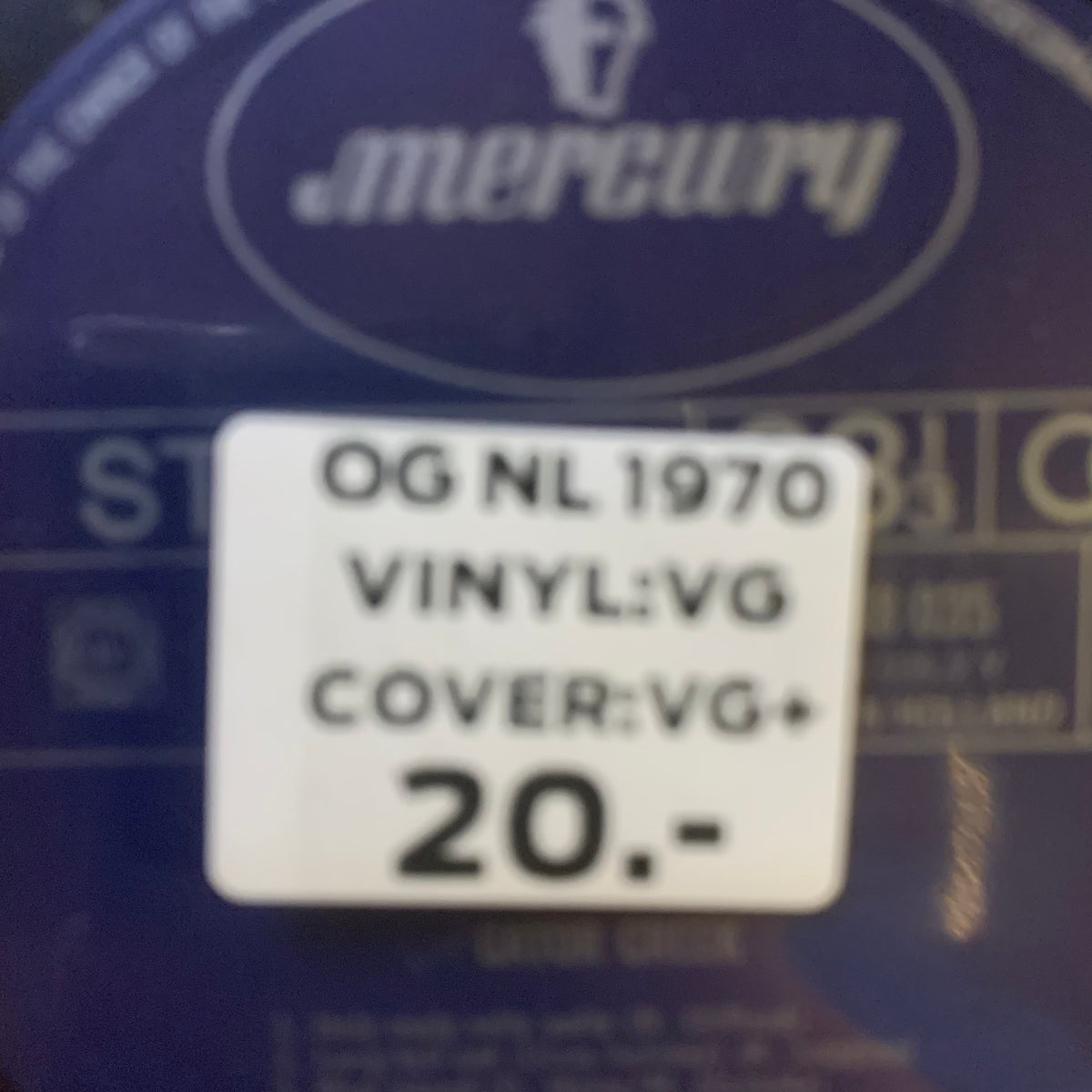 Gator Creek : étiquette état et prix, photo floue