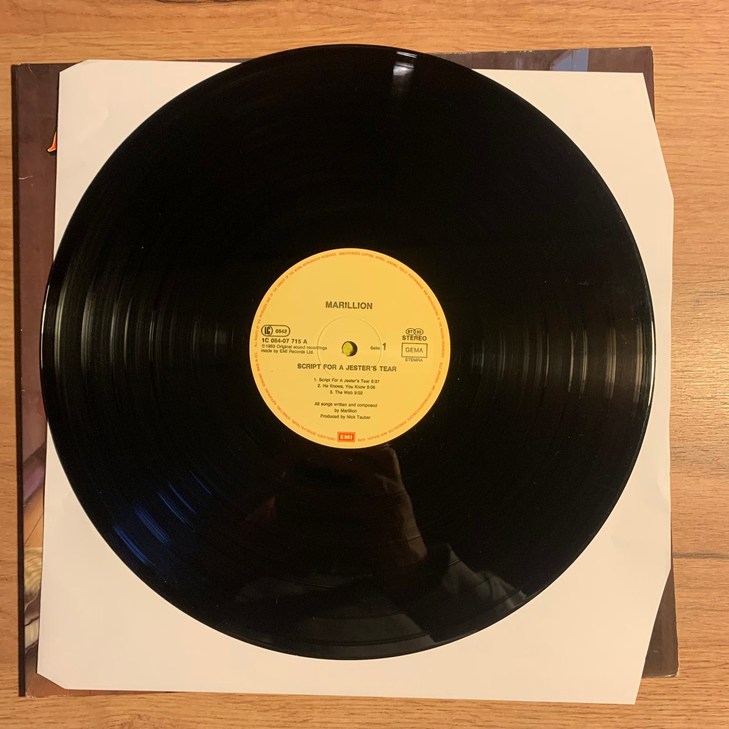 MARILLION - SCRIPT FOR A JESTER'S TEAR...OG EU 1983...VG/VG+