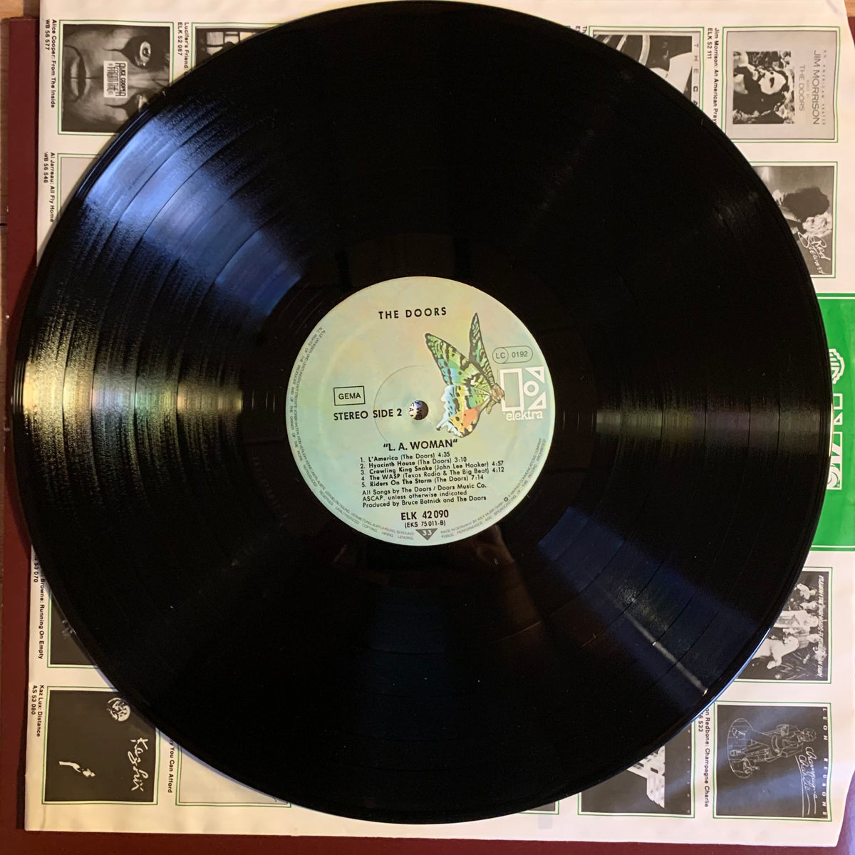 The Doors L.A. Woman, disque et sous-pochette publicitaire