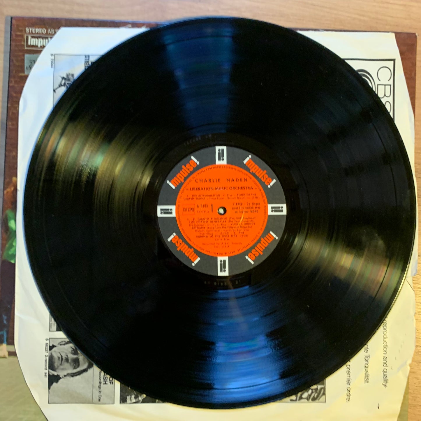 CHARLIE HADEN - LIBERATION MUSIC ORCHESTRA...OG FR 1970...VG+/VG