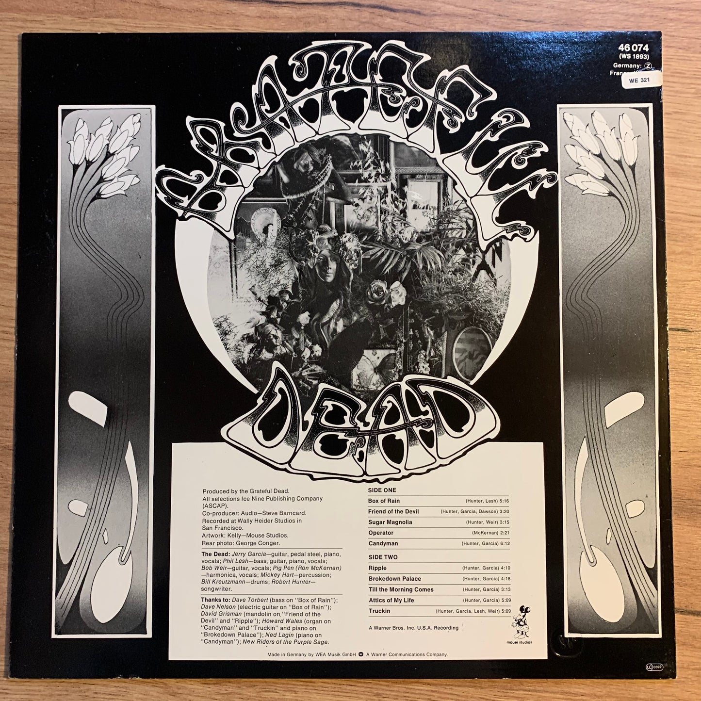 THE GRATEFUL DEAD - AMERICAN BEAUTY...RE EU...VG+/VG++