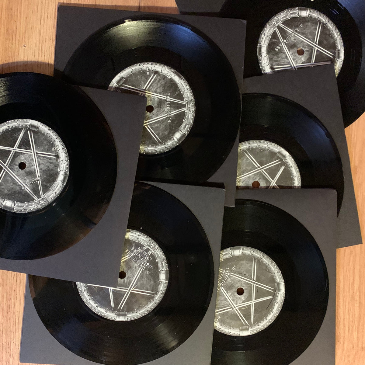 Slayer - six vinyles noirs