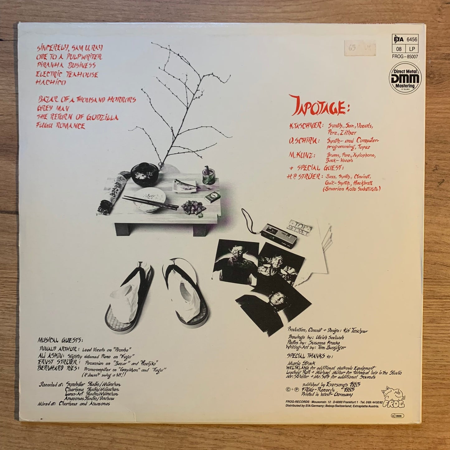 JAPOTAGE - JAPOTAGE...OG GER 1985...VG+/VG+