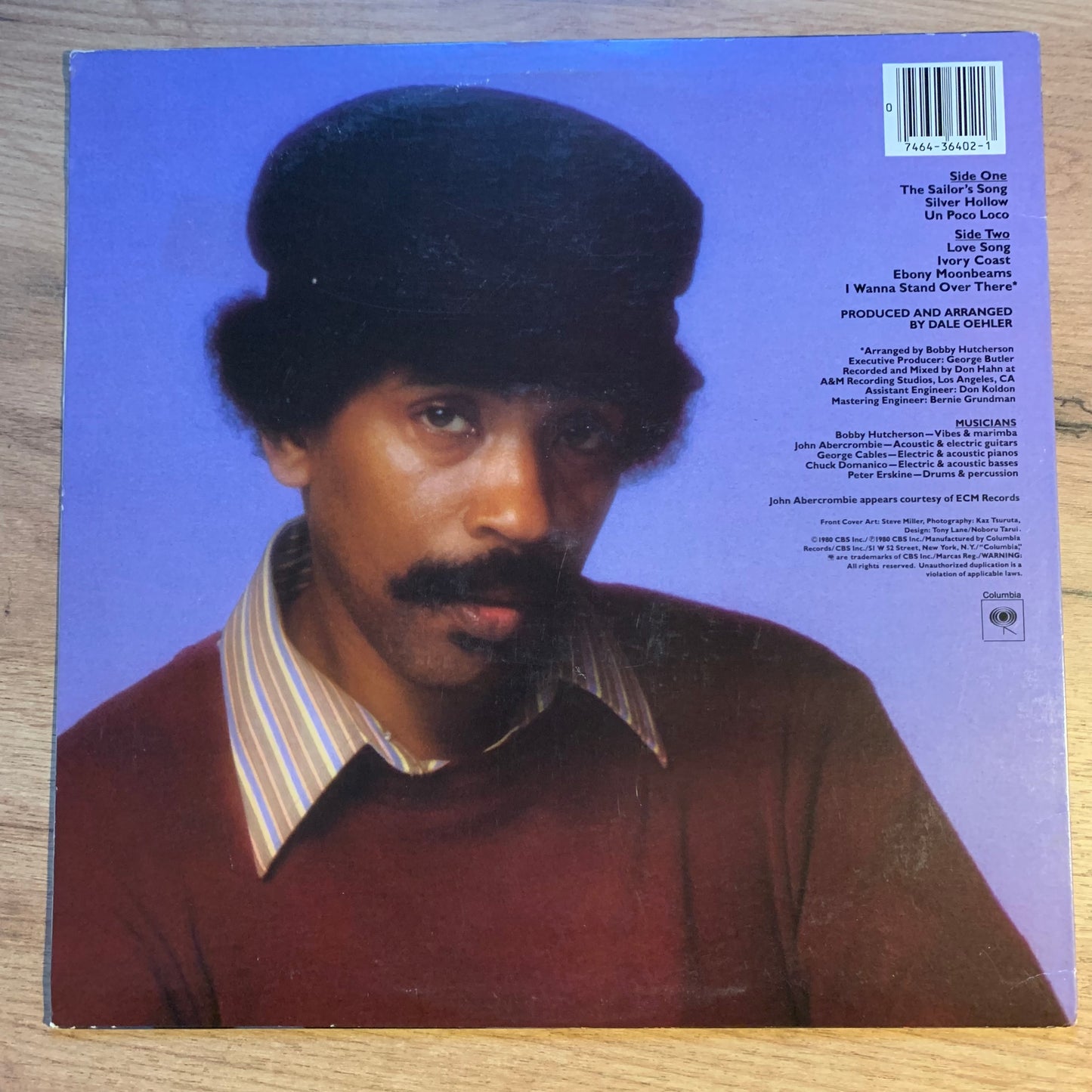BOBBY HUTCHERSON - UN POCO LOCO...OG US 1980...VG+/VG+