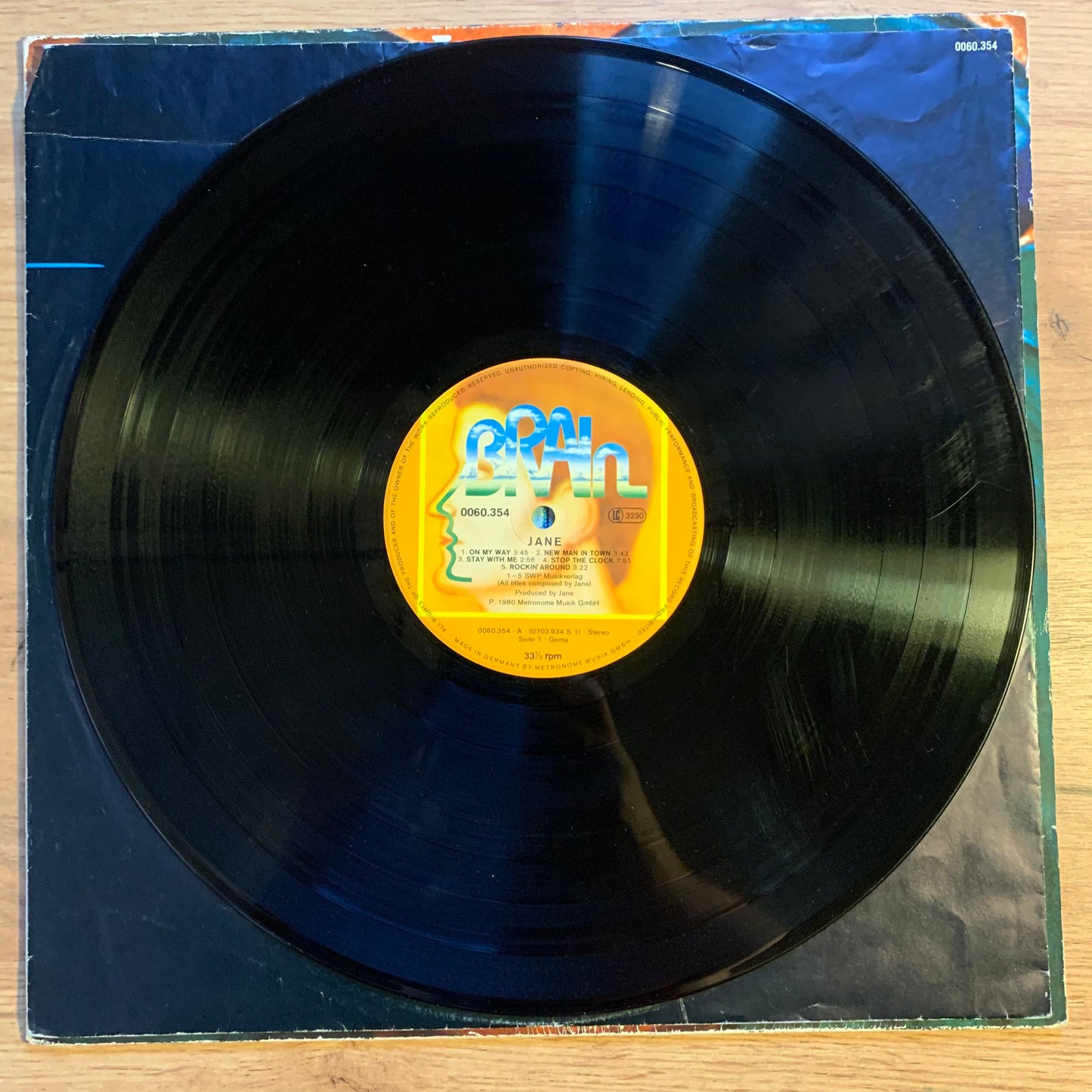 JANE - JANE...OG GER 1980...VG/VG
